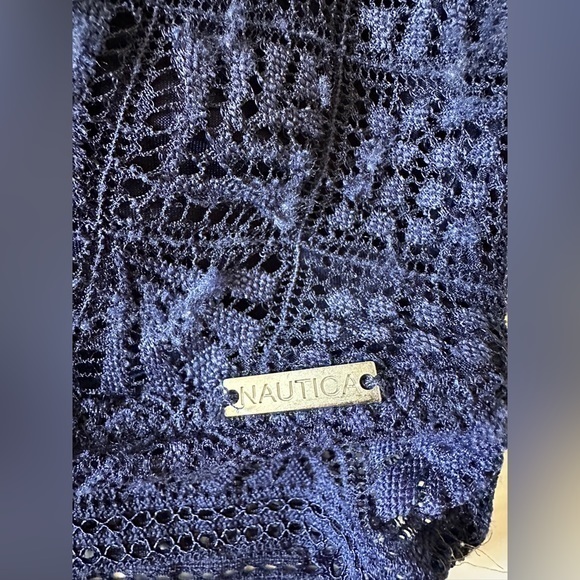 Nautica Intimates Navy‎ Razor Back Bralette Size Medium - Picture 3 of 8
